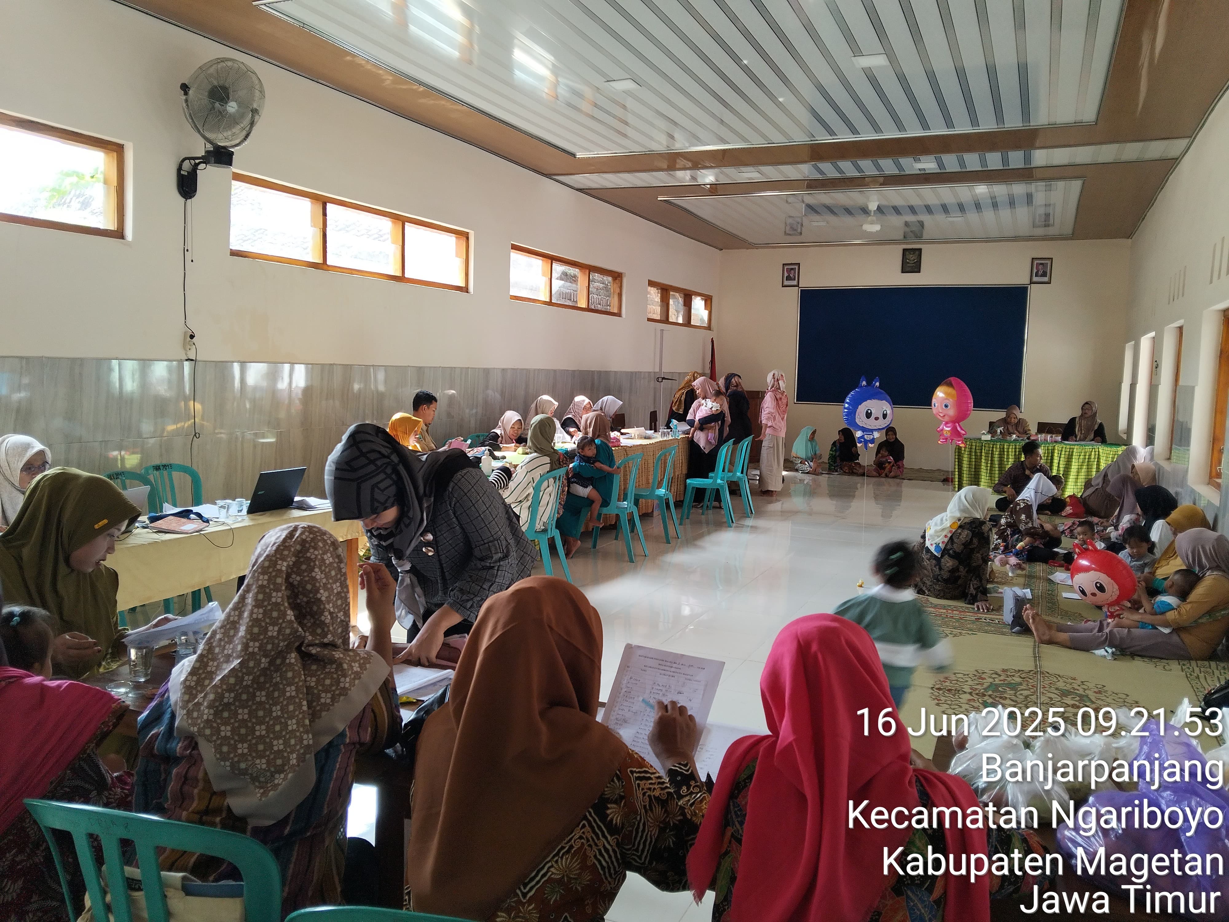 KEGIATAN POSYANDU ILP DESA BANJARPANJANG